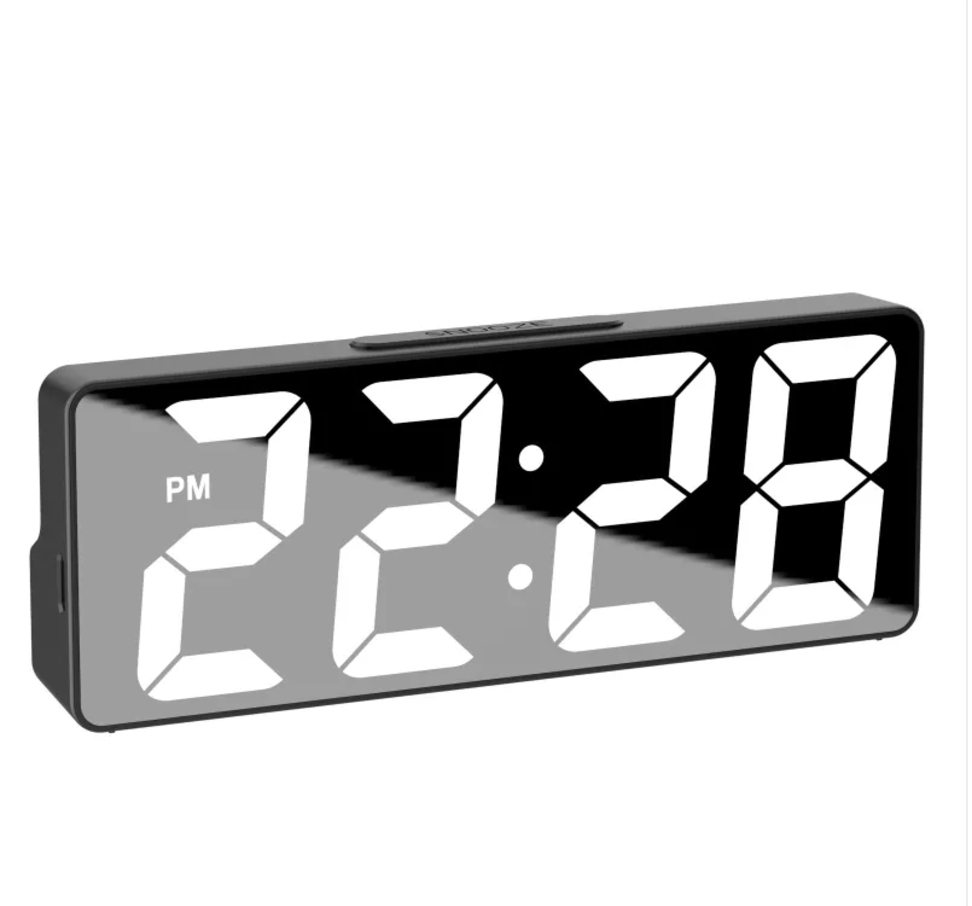 Large Digital Alarm Clock with Soft Night Display
