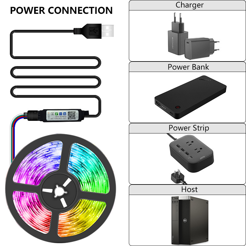 RGB LED Strip Light – 16 Million Colors