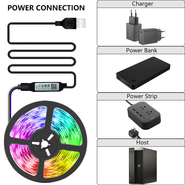 RGB LED Strip Light – 16 Million Colors