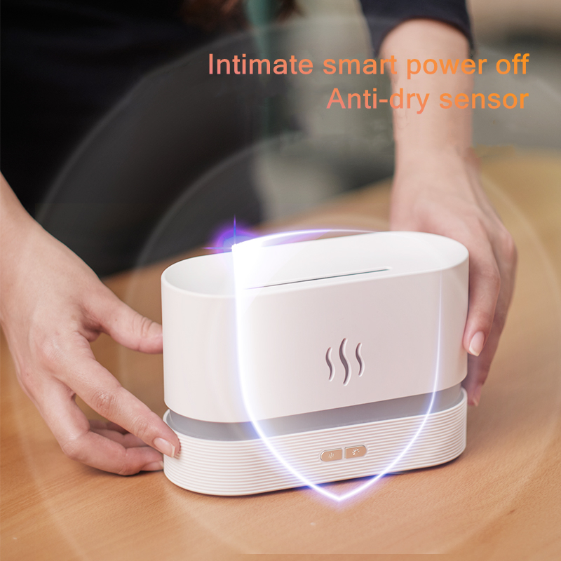 Flame Humidifier with Soft Glow Light