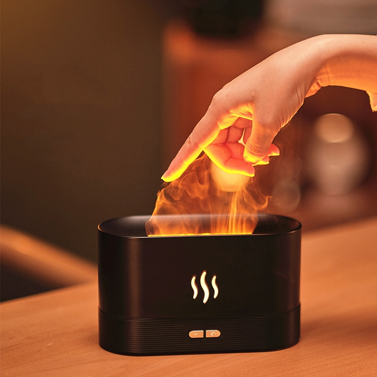 Flame Humidifier with Soft Glow Light