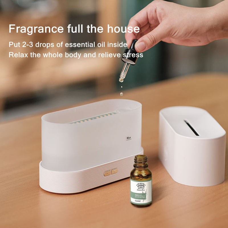 Flame Humidifier with Soft Glow Light