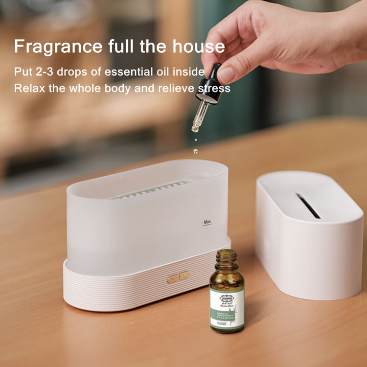 Flame Humidifier with Soft Glow Light